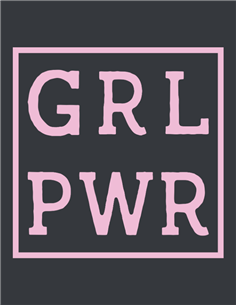 GIRLPOWER SWEATER DELUXE DAMES